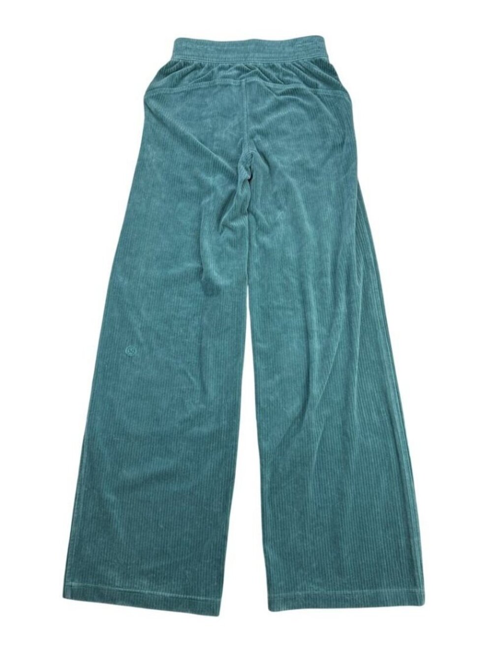 Lululemon Scuba Wide Leg Mid Rise Pant Velvet Storm Teal - Picture 3 of 6
